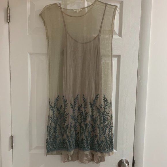 Floral Sheer Dress - Picture 1 of 2